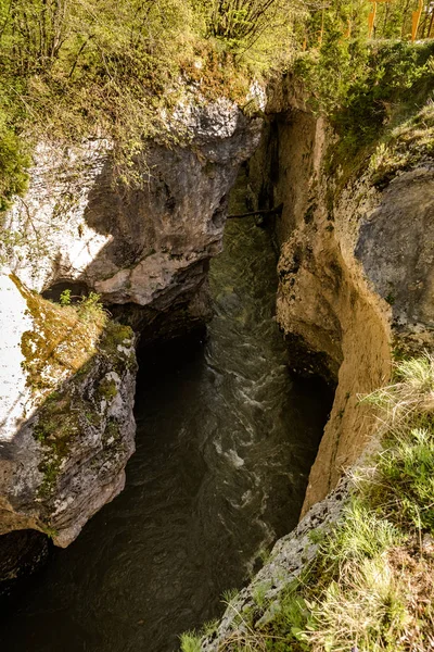 River stream between two mountains — Stock Image River stream between two mountains Royalty Free Stock Photos