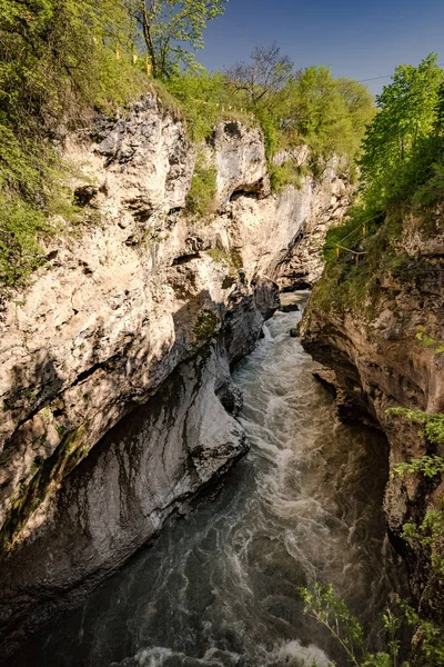 Fast river in gorge — Stock Image Fast river in gorge Stock Picture