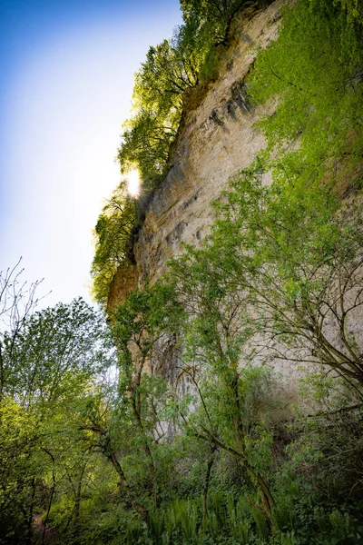 Giant cliff in sunlight — Stock Image Giant cliff in sunlight Stock Image