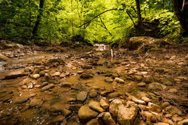 Taşlar üzerinde akan su