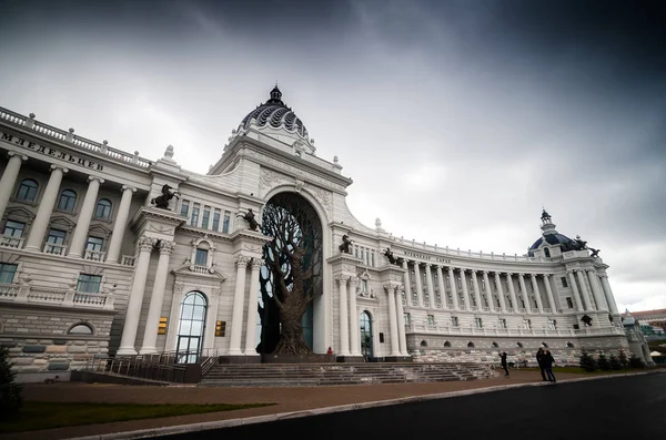 Nádherný palác s strom uprostřed — Stock fotografie