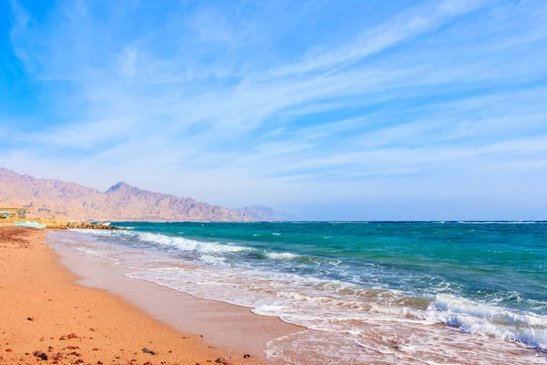 Ufer des Roten Meeres. Strand von Dahab — Stockfoto