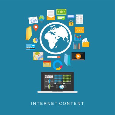 Internet içerik. Dijital Hizmetleri.
