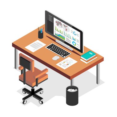  Çalışma alanı. Office çalışma alanı. Ofiste iş çalışma alanı