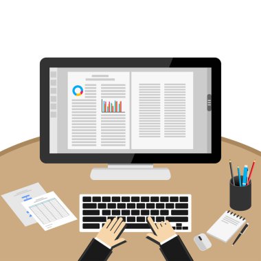  Kelime işlemci uygulaması.