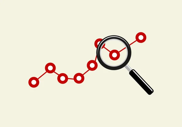 Küresel ekonomi. İş büyüme. İş analitik. İş geçmişi. — Stok Vektör