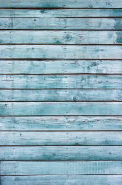 Background blue old peeling boards clipart