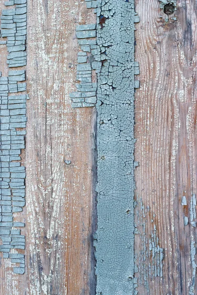 Textuur van oude geschilderd in blauw hout — Stockfoto
