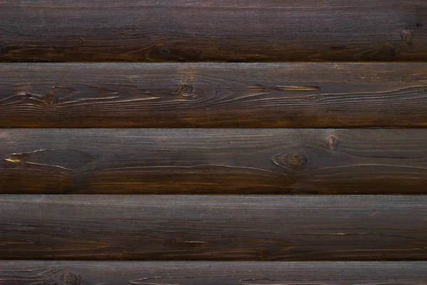 Donker bruin rustiek houten textuur panelen. — Stockfoto