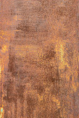 Paslı metal arka plan boya izleri ile