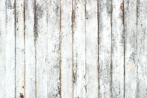 Background of white rusty metal plank