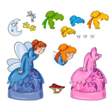 Elf kıyafetlerine, mascotte