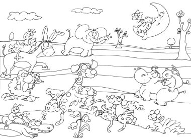  mürekkep çizimleri skeçler çizilmiş Eskizler chine, karikatür hareket mizahçı, maskot çalışma ile Alerjik çocuk