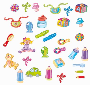 Oggetti e giocattoli, prima infanzia 'ya göre