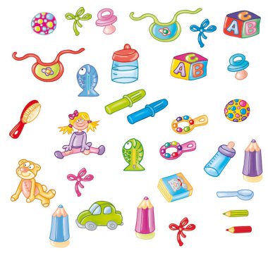 Oggetti piccoli per bambini, infanzia, giocattoli per primi mesi