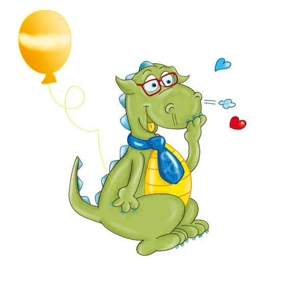 il pap drago in cravatta salta di sorpresa