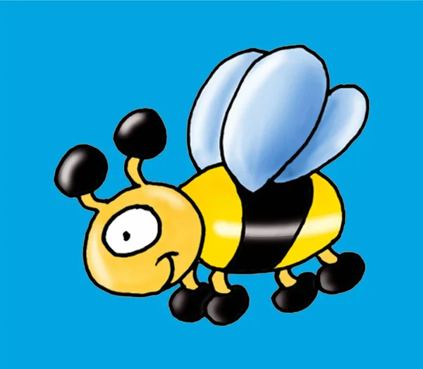 Une abeille volante — Photo