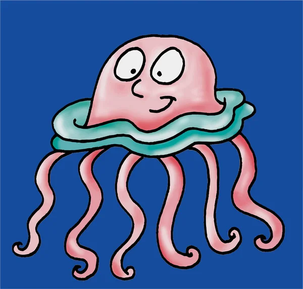 Щасливі медузи — стокове фото
