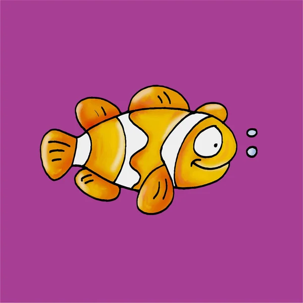 Een vis die zwemmen — Stockfoto