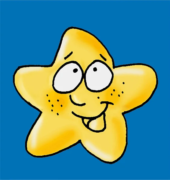 Una stella felice — Foto Stock