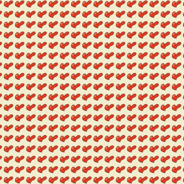 vintage kumaş için tasarlanmış küçük Kalpler