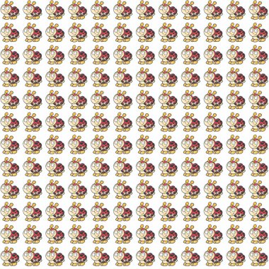 vintage kumaş için tasarlanmış ladybugs