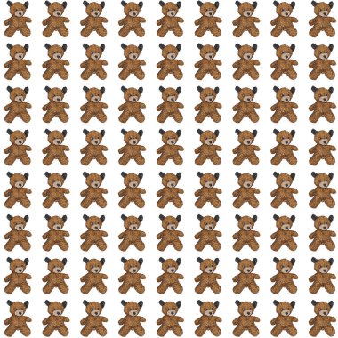 ayı bal arıları vintage kumaş için tasarlanmış ile