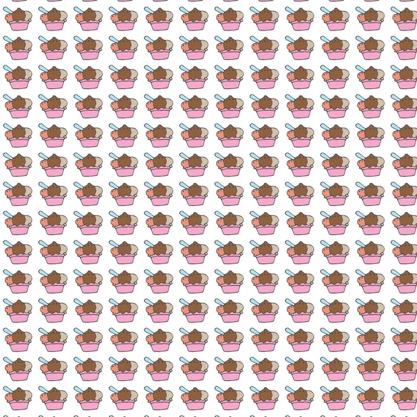 dondurma bal arıları vintage kumaş için tasarlanmış ile