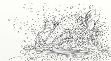 sütüne dips çilek