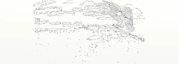 Рисунок Летающей Тарелки — стоковое фото