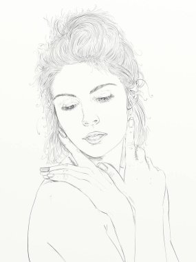 rüya gibi ifade ile kız