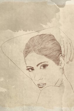 rüya gibi ifade ile kız