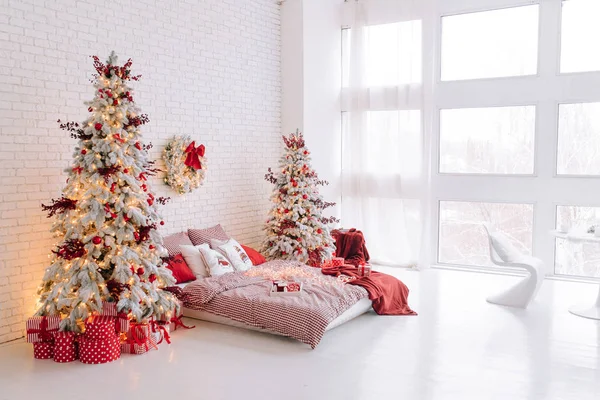 Güzel Noel tasarımı İç mekan.