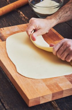 El yapımı makarna yapma