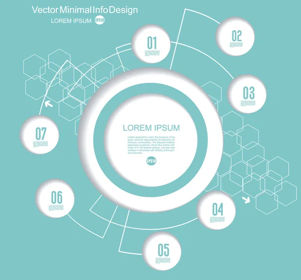 Abstrato circuito futurista de alta tecnologia de informática de fundo — Vetor de Stock