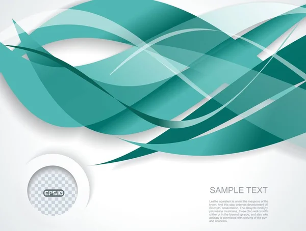 Uppsättning färgglada smidig futuristiska våg layouter. — Stock vektor