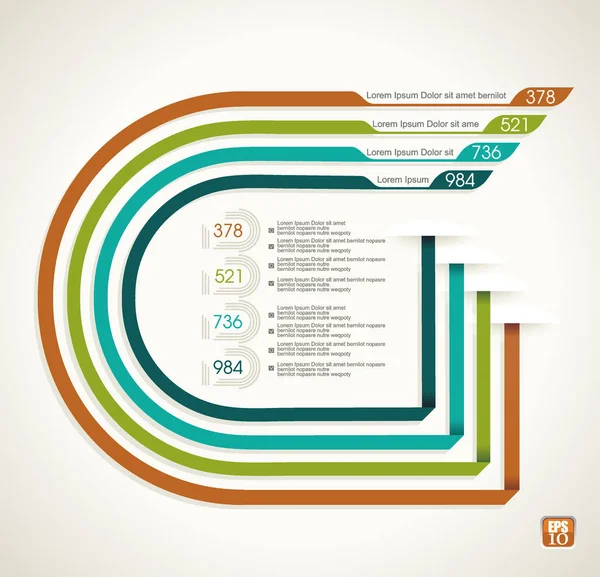 Business cirkeldiagram för dokument och rapporter för dokument, repo — Stock vektor