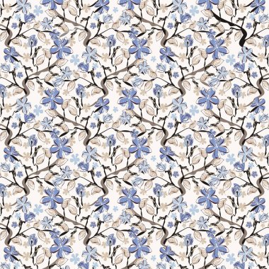 Çiçek desenli. İçin duvar kağıdı, web sayfası arka planı, yüzey dokuları kullanılabilir.