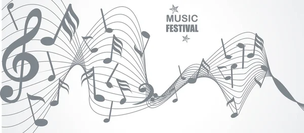 Affiche Musicale Pour Fête Rock Festival Night Club — Image vectorielle