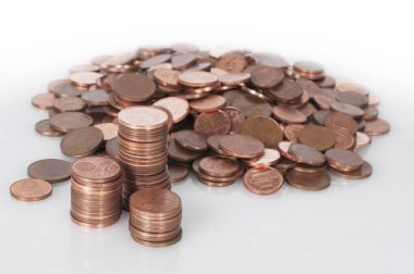 büyük yığın euro coins 