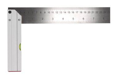 beyaz izole düzeyi ile ölçüm cetveli