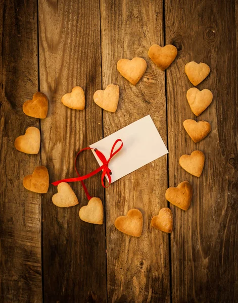 Galletas en forma de corazón — Foto de Stock