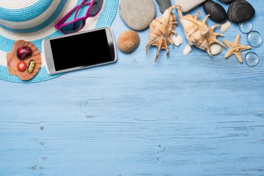 Tatil için yaz nesneleri