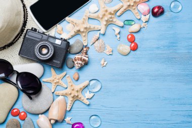 Tatil için yaz nesneleri