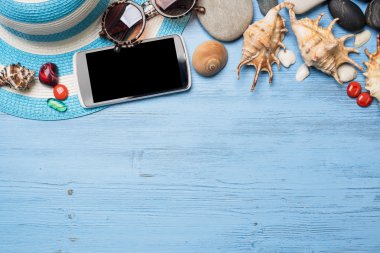 Tatil için yaz nesneleri