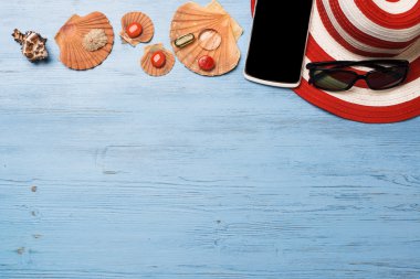 Tatil için yaz nesneleri