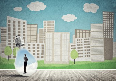 İşkadını ampul içinde