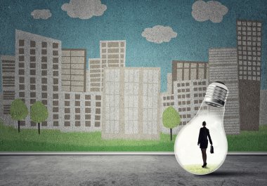 İşkadını ampul içinde