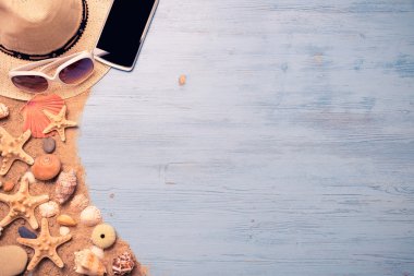 Tatil için yaz nesneleri