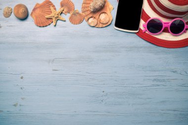 Tatil için yaz nesneleri